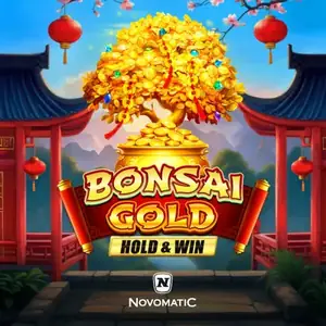 Bonsaï couvert de feuilles d'or
